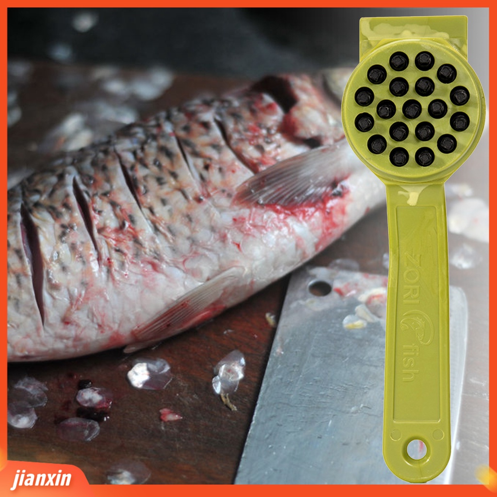 (In Stock) Scraper Sisik Ikan Solid Ergonomics Handle ABS Kreatif Sikat Kulit Ikan Scraping Graters Untuk Digunakan Di Rumah