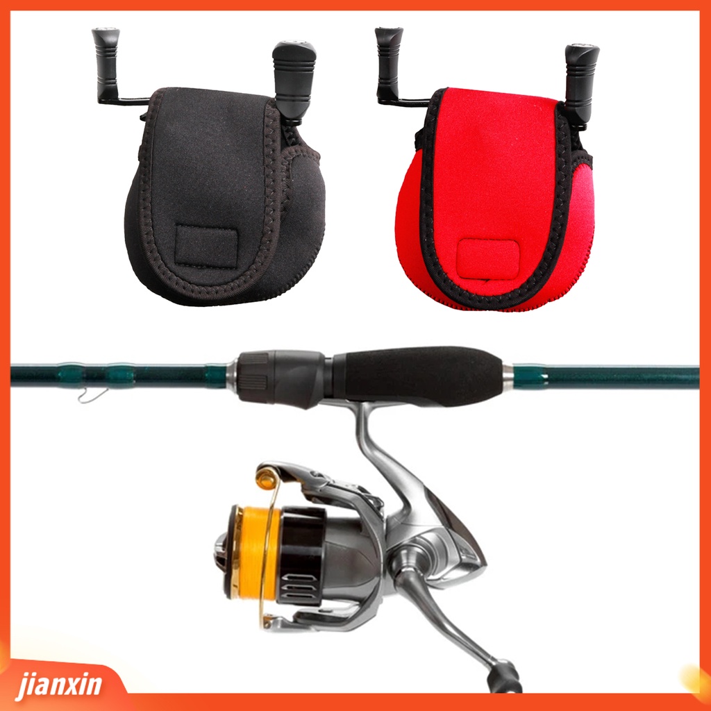 (In Stock) Penutup Gulungan Pancing Bernapas Mudah Dibawa Menyelam Bahan Menebal Tas Case Spinning Reel Portabel Untuk Pecinta Memancing