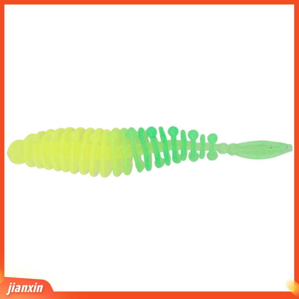 (In Stock) 5 Pcs 5.5 cm Pin Ekor Lembut Palsu Belatung Umpan Buatan Cacing Imitasi Bionic Lures