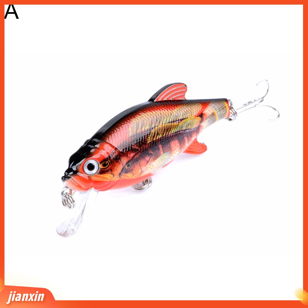 (In Stock) 8cm 3D Mata Dicat Bionic Wobbler Renang Ikan Kecil Buatan Memancing Umpan Keras