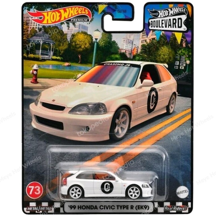 hotwheels boulevard civic ek9 Putih