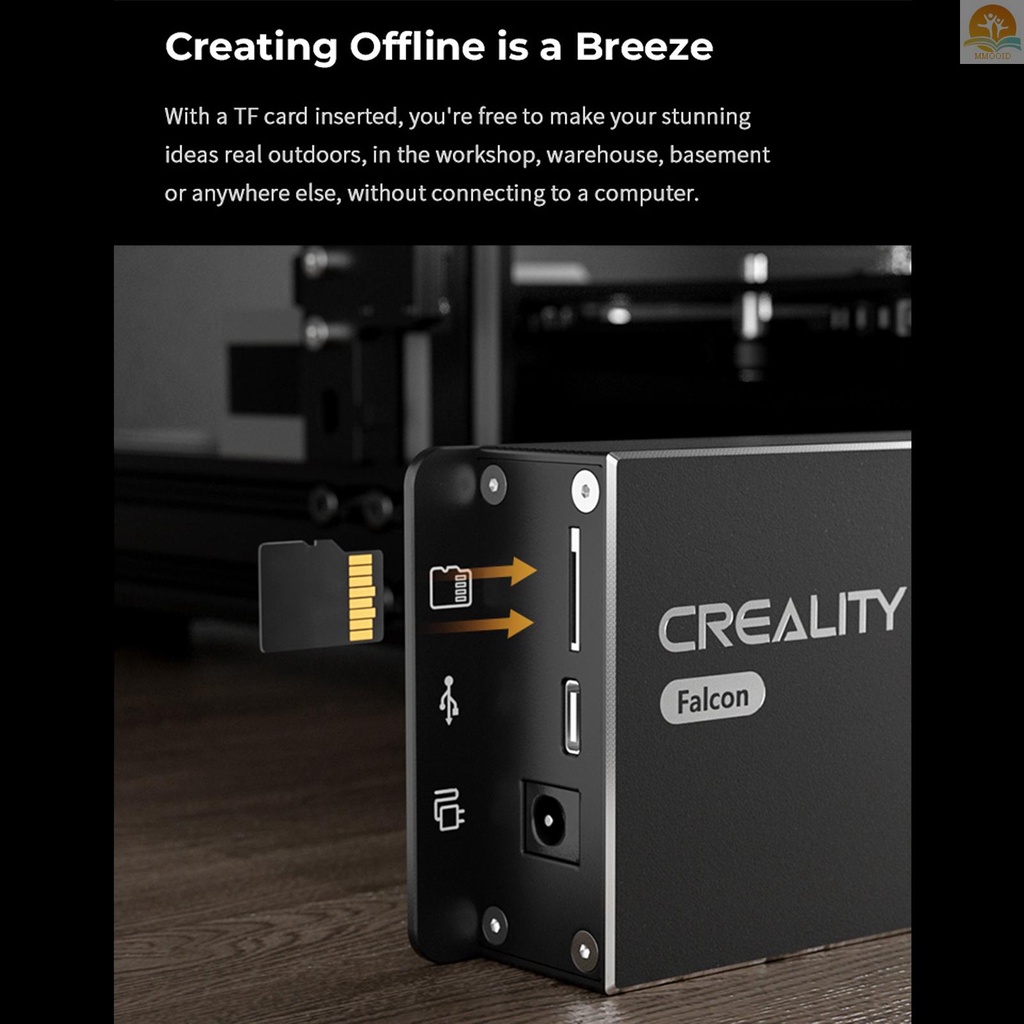 Tersedia Creality 1.6W Modul Laser 0.06x0.06mm Laser Spot Kompatibel Dengan CR-10 Mini/Ender-2 Pro/Ender-3 Neo/ Ender-3 V2 Neo/ Ender-3 Max Neo/ Ender-3 V2/Ender-3 /Ender-3 Pro/ Ende