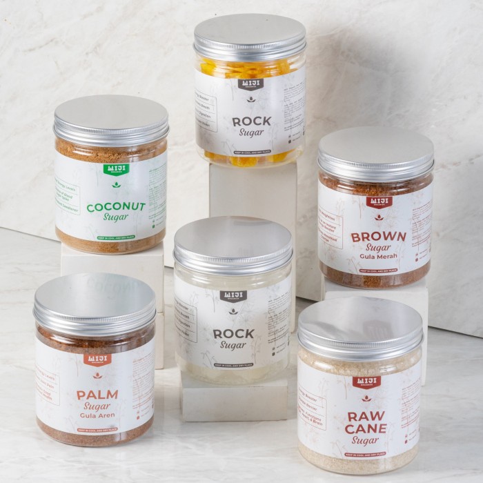 

Sugar Series Preimum | Gula Alami - Rock Sugar Palm Sugar Brown Sugar