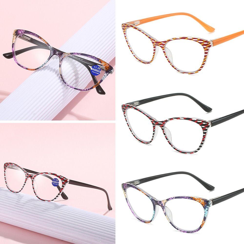 LILY Frame Ultra Ringan, Kacamata Baca Bifokal Elegan, Pelindung Mata Fashion Kacamata Hiperopia Vintage Portabel Untuk Pria Wanita