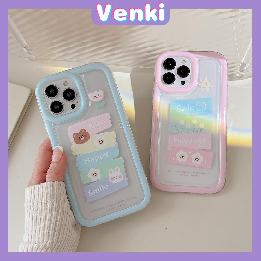 VENKI - Untuk iPhone 11 Case Bening Lembut TPU Bingkai Foto Airbag Ponsel Case Tahan Guncangan Perlindungan Kamera Catatan Tempel Lucu Kompatibel dengan iPhone 14 13 Pro Max iPhone 12 Pro Max XR XS