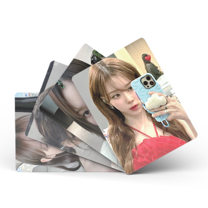 50pcs /box WINTER AESPA Photocards Album Kartu Laser Lomo Koleksi Kpop Solo