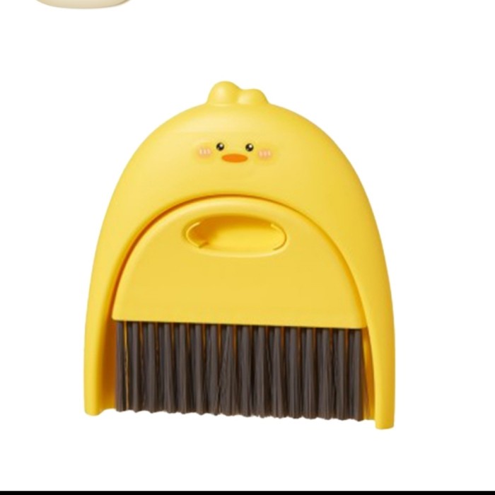 Baby Duck Desktop Mini D37 Sapu Pengki Mini Bebek Lucu Cleaning Broom