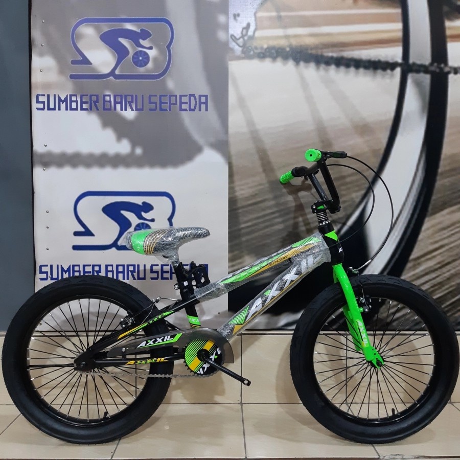 Sepeda bmx anak 20 inc ban jumbo gede 3.0 rem v break usia 7 tahun ke atas SNI NEW