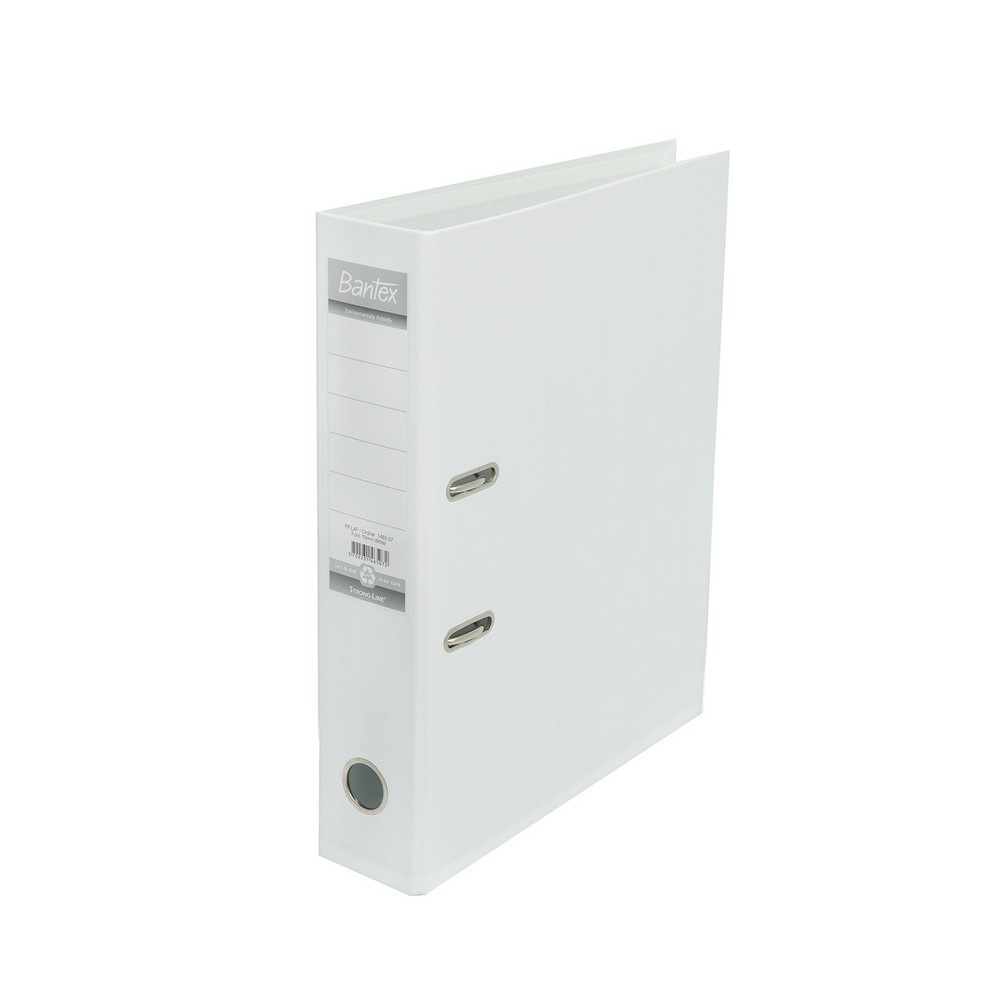 

[Artomas] Bantex Lever Arch File Ordner Plastic Folio 7cm White 1465 07