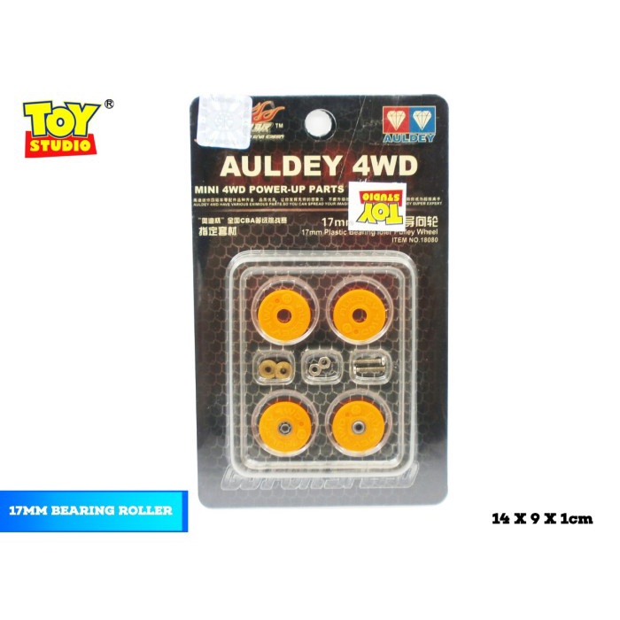 Mainan Auldey Spare Part Model Kit Tamiya 17 mm Bearing Roller
