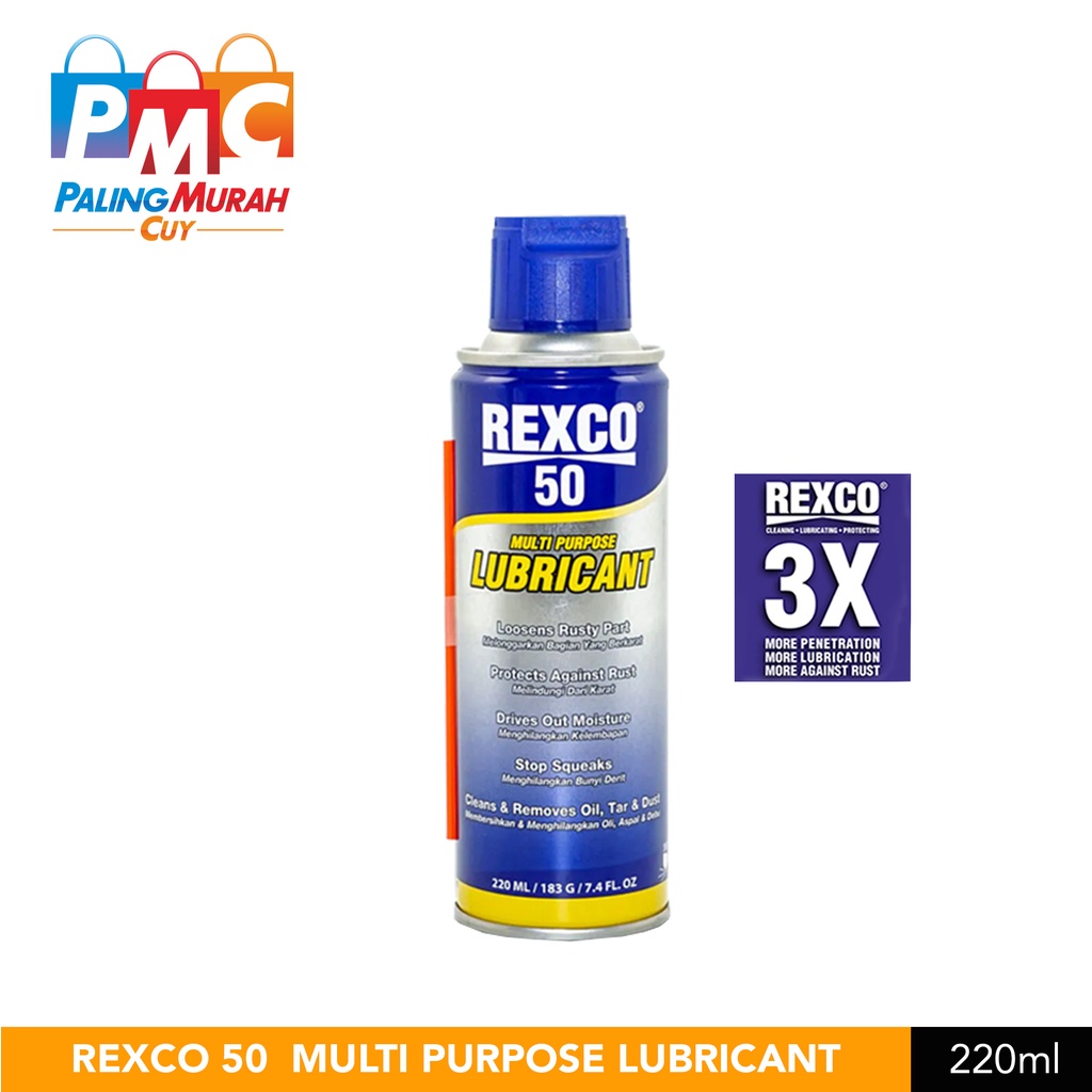 

Rexco 50 Pelumas Serba Guna / Anti Karat 220 Ml (Lubricant)