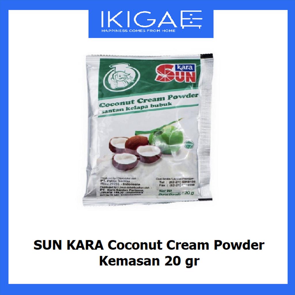 

SUN KARA COCONUT CREAM POWDER BUBUK SANTAN KELAPA 20 GR