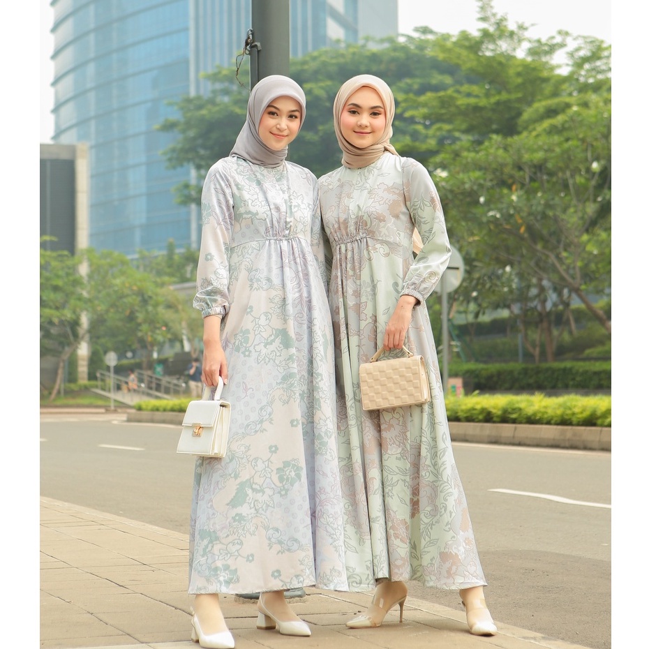 elka_looks Dress Shakila Gamis Armany Silk Busui Size S - XL