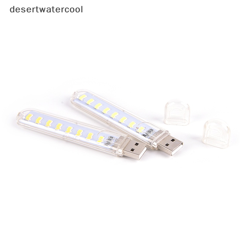 Deid Lampu LED Mini USB 8led Camping Portable Night USB Gadget Lighg Untuk PC Laptop Martijn