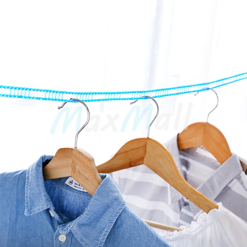Tali Jemuran Pakaian Ukuran 3M dan 5M dengan Gantungan Line Hook — 7
