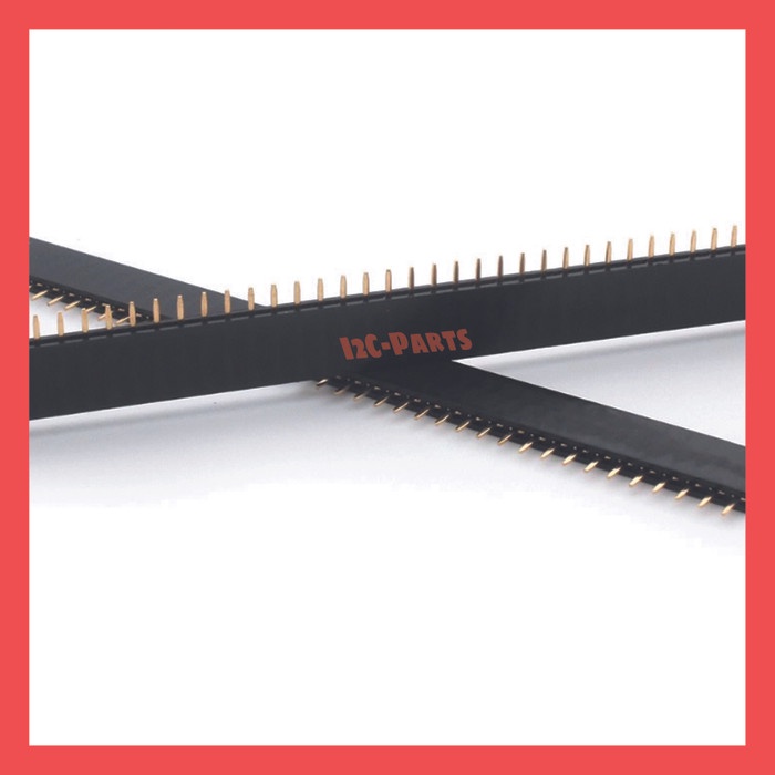 Header Female 1x40Pin  40P 2.54mm Single Row Lurus 1x40p 1 x 40 pcb