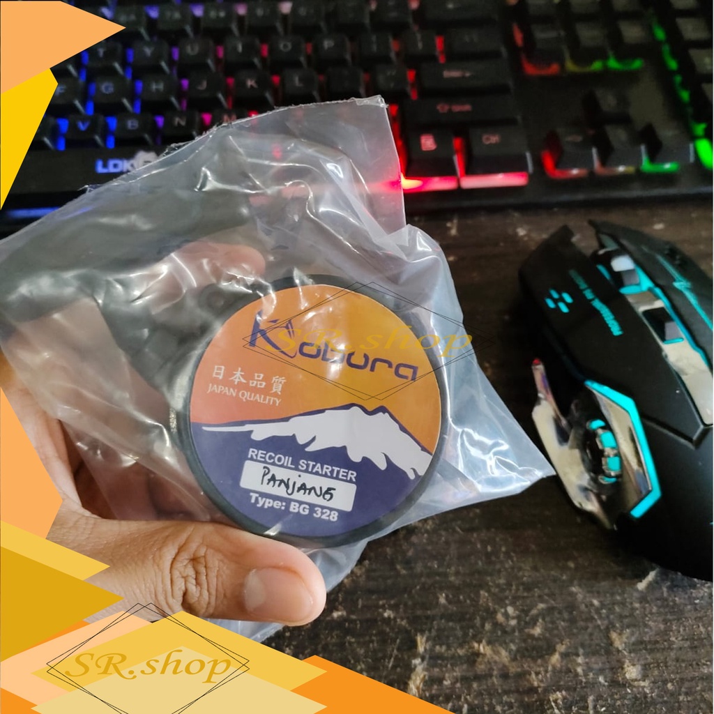 Recoil Starter Mesin Potong Rumput 328, hand stater mesin potong rumput, alat nyalakan mesin potong 