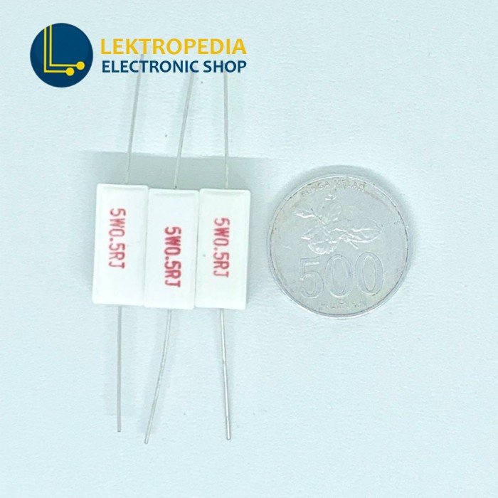 Resistor R5W 0.47 ohm 0.47ohm 0.47R 0,47 0,47ohm 5W 5 watt 5watt