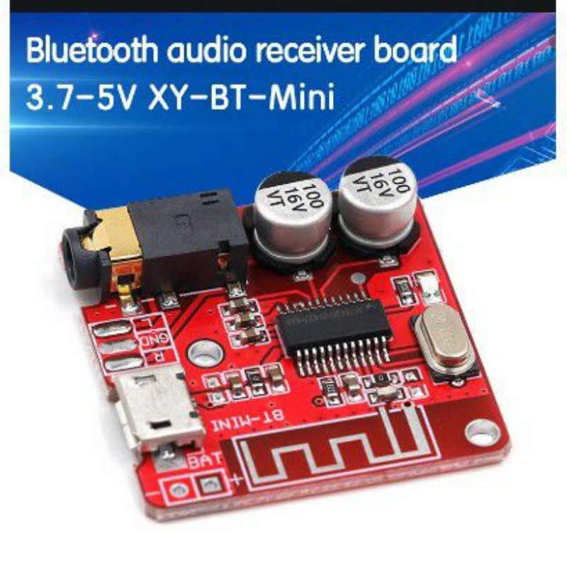 Modul mp3 bluetooth reciver audio stereo amplifier mobil 5v