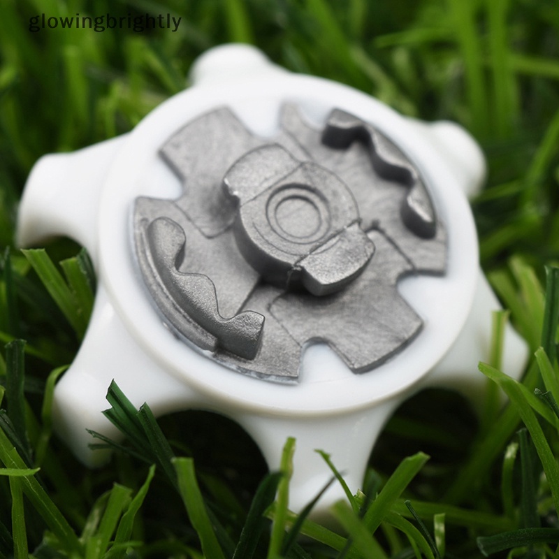 [glowingbrightly] 14pcs /Lot TPR Golf Paku Pin1/4 Putar Cepat Memutar Paku Sepatu Pengganti TFX