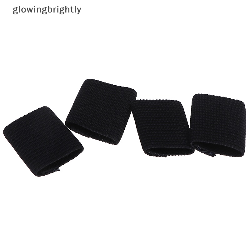 [glowingbrightly] 10pcs Finger Sleeve Sports Basket Support Bungkus Pelindung Elastis Brace Guard  Tfx