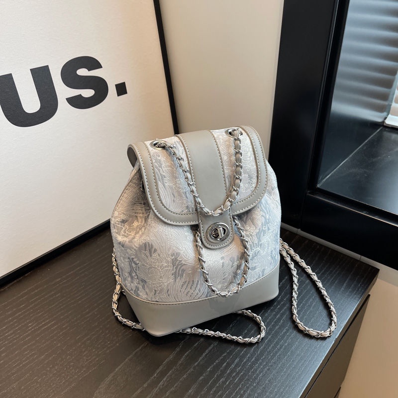 [ COD✅ ] Aroana Bag Tas Bordir Ringan Dan Tipis Wanita  Gaya Panas Ransel Bernilai Tinggi Tas Ransel