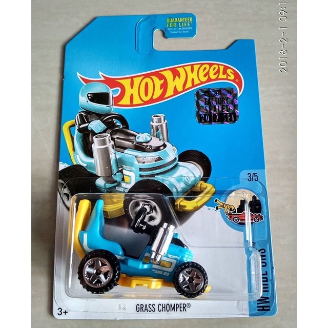 TERBARU Hot Wheels Factory Sealed 2017 Exlusive Recolor Grass Chomper