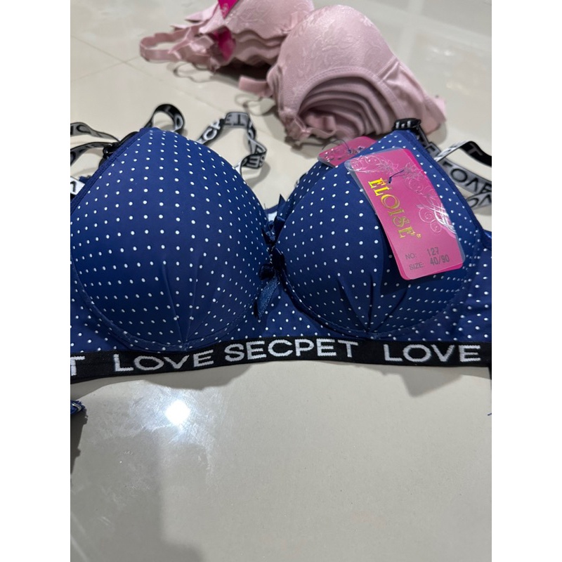 SOLIX ONLINE Bra BH Eloise busa tanpa kawat 2 pengait