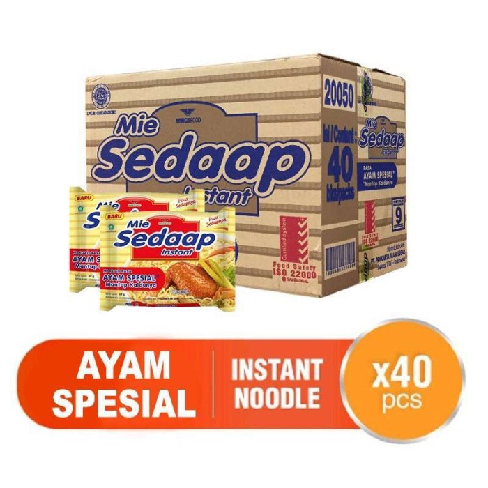 

MIE SEDAAP KUAH RASA AYAM SPESIAL 1 DUS