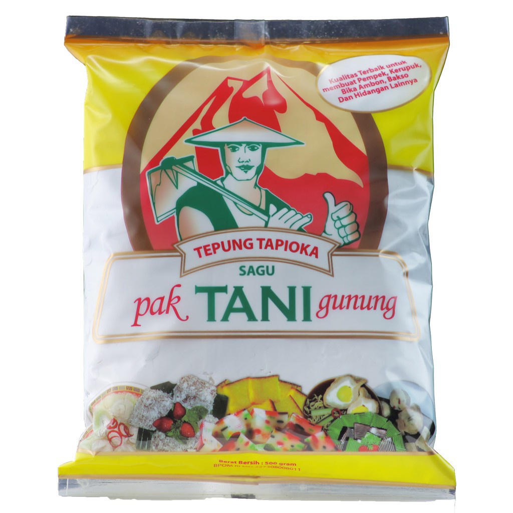 

Tepung Tapioka Cap Pak Tani Gunung 500gr – Tepung Kanji Tani