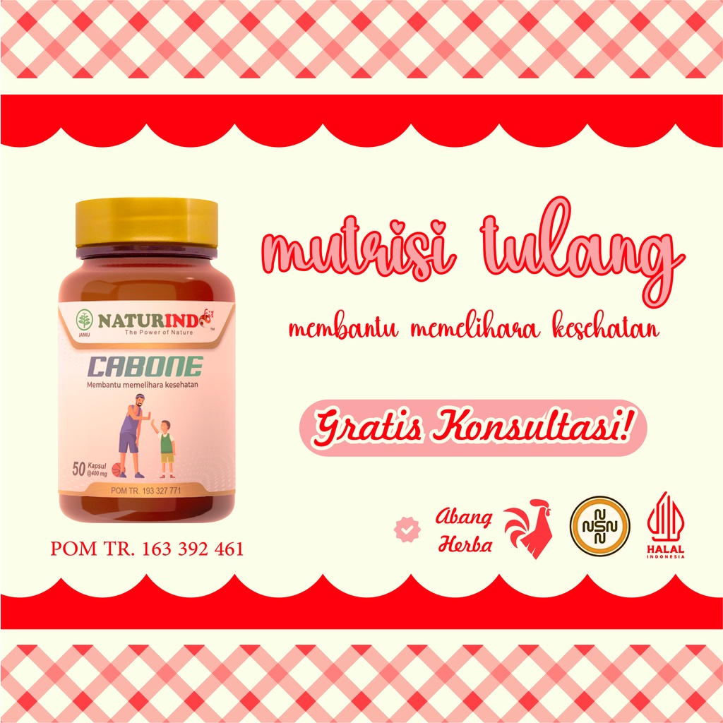 

Cabone (Herbal Alami untuk Pemeliharaan Tulang)