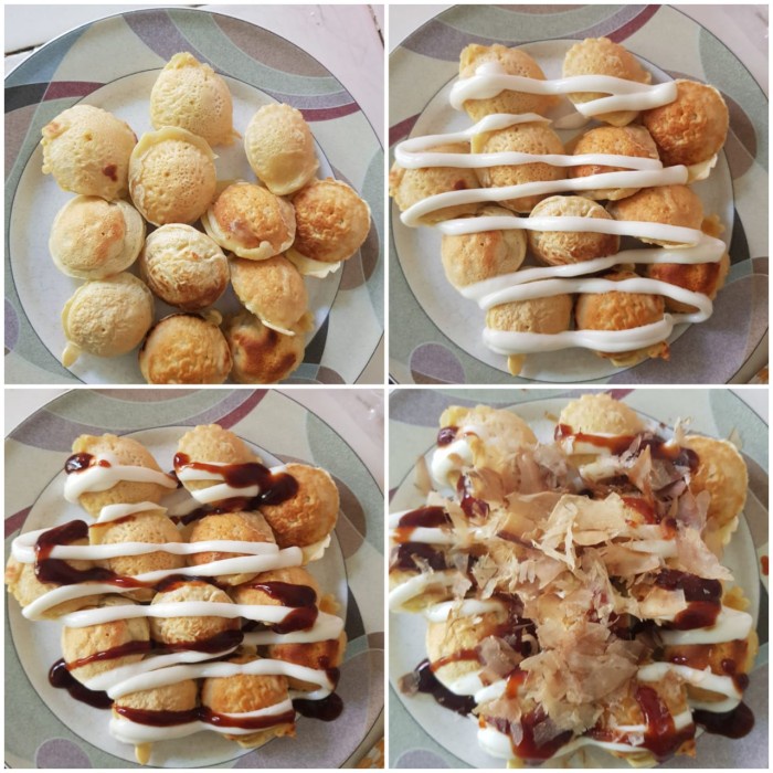 

Takoyaki 1 Paket Bahan engkap Isi Tepung + Katsuobushi + Saus