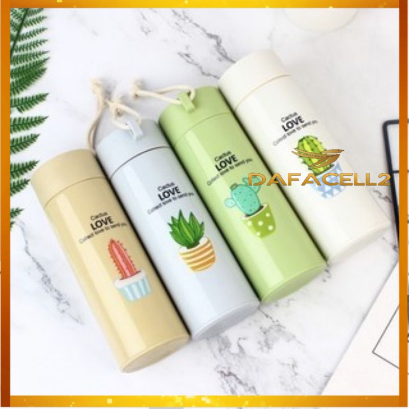 botol minum kaktus nonbox tumblr motif kaktus botol kaca kaktus souvenir viral