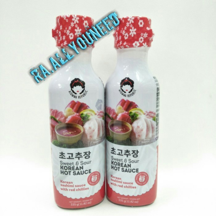 

Korean Hot Sauce Sweet & Sour (Sasimi) 335gr