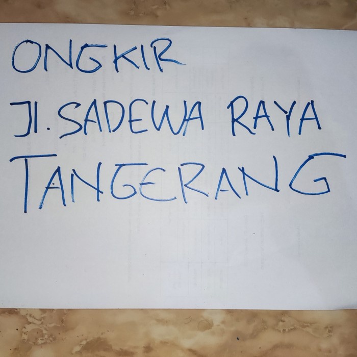 

Ongkos Kirim