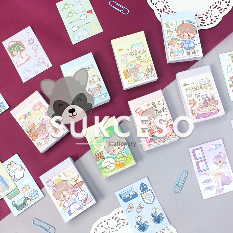 

Ollie Fun Time Mini Sticker Book / Stiker Buku Mini Motif Lucu