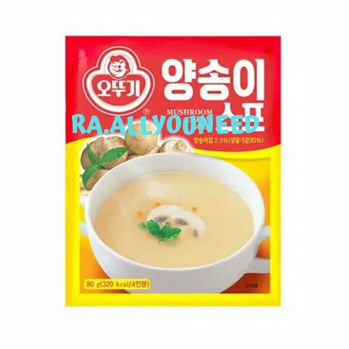 

Mushroom Cream Soup/Sup Krim Instan Rasa Jamur 80gr