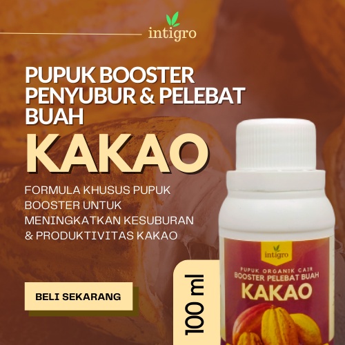 ( Bos_Organik ) Pupuk Cair Pelebat Buah Kakao Khusus Tanaman Kakao Coklat Pupuk Booster Kakao Peleba