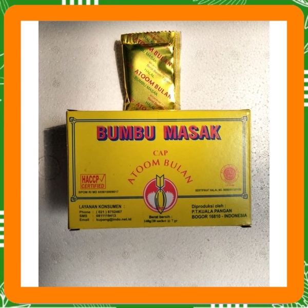 

Atom bulan Bumbu masak 7 gram x 20 sachet Best Seller