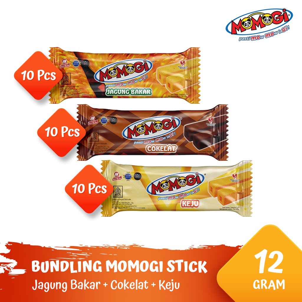 

Momogi Bundle Stick 1000 All Variant (Jagung Bakar + Coklat + Keju)