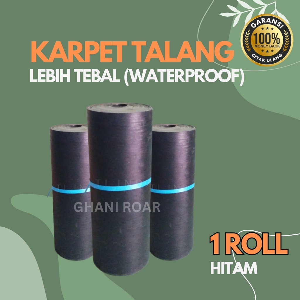 Karpet Talang Hitam 1 roll lebar 90cm