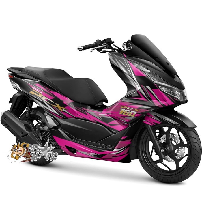 Decal PCX Full Body - Stiker Full Body Motor Honda PCX 160 / PCX150 Grafis Pink