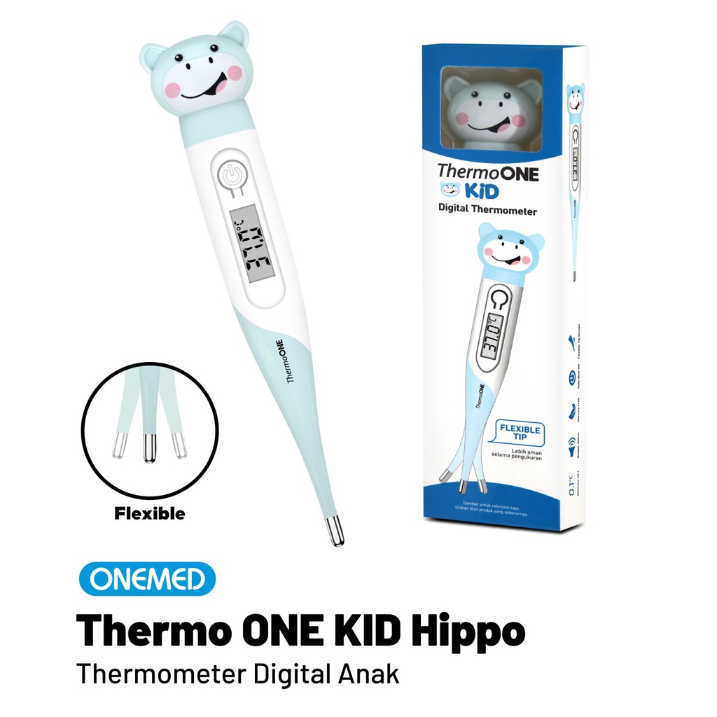 Thermometer Digital Kid Hippo ThermoOne Onemed OM