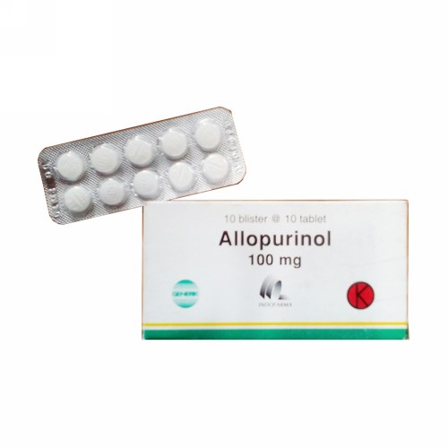 ALLOPURINOL 100 MG 1 STRIP 10 TABLET/ALLOPURINOL/PENURUN ASAM URAT