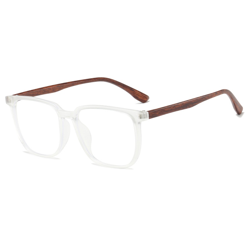 Viendo Frame Kacamata Photocromic Anti Radiasi Blueray Minus CYL Wanita Pria Cowok Komputer Hp Kaca Mata Optik Fashion Korea UV400 Potocromic Fotocromi Bluecromic -1/-1.5/-2/-2.5/-3/-3.5/-4/-4.5/-5/-5.5/-6-Matte Transparent