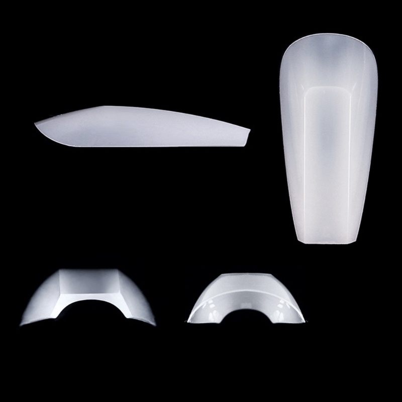 Siy 504pcs Tekan Pada Kuku Penuh Penutup Palsu Buatan Tip Kuku Panjang Tip Finger Sculpted-Alat Manicure Kuku Salon-Rumah D