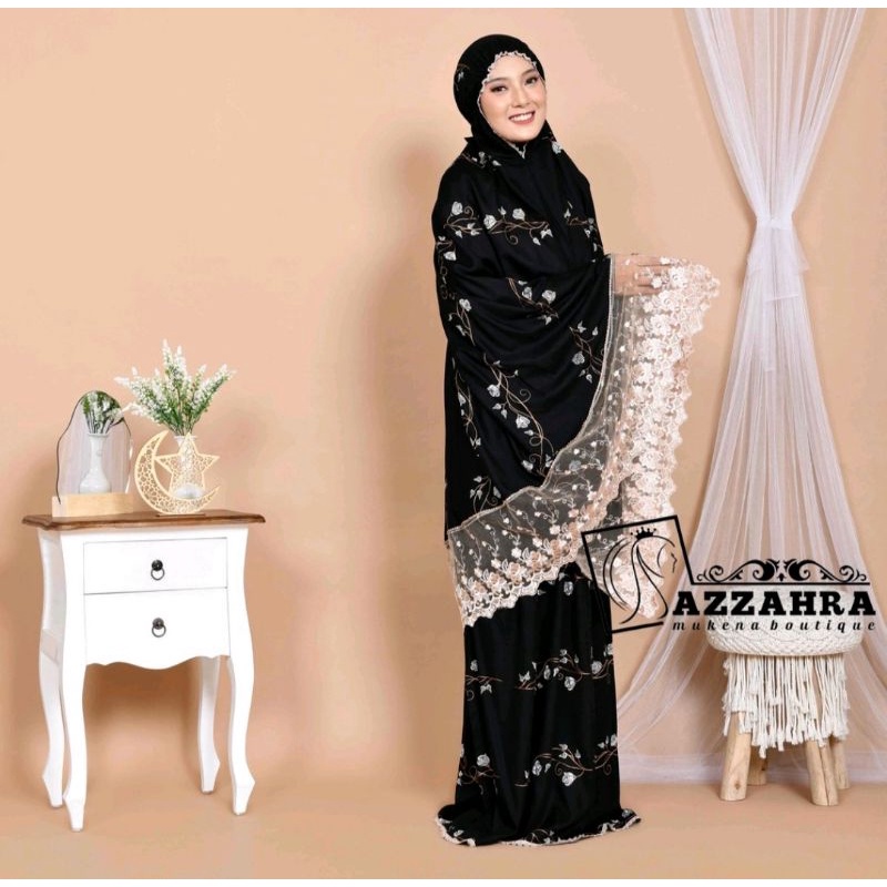 [New Arrival] Mukena Lebaran Mukena Dewasa Katun Premium Jumbo 2022 Bordir Mewah Free Ongkir A16 / M