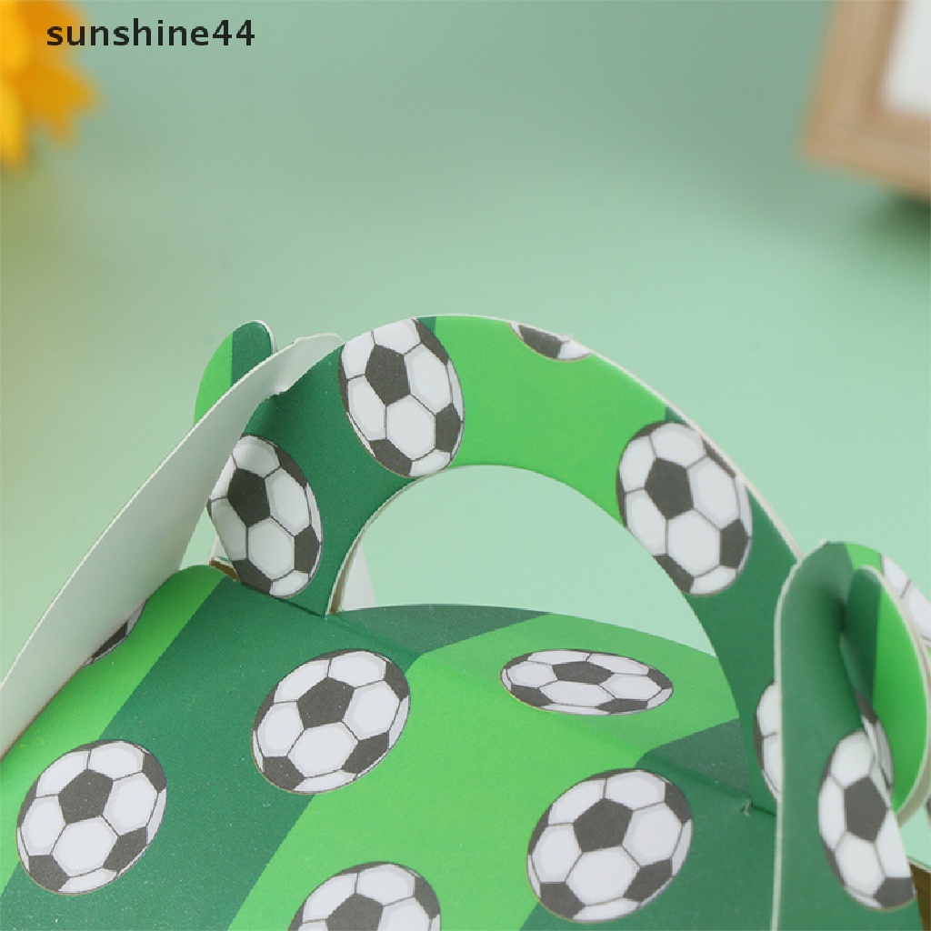 Sunshine 25 Pcs Mini Football Candy Box Portable Kartun Anak Ulang Tahun Nikmat Hadiah Box ID