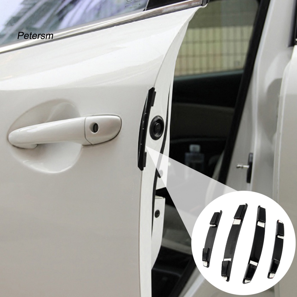 Pp 4Pcs/Set Banyak Digunakan Pelindung Tepi Pintu Untuk SUV Slim Door Edge Trim Guard Dekorasi Eksterior