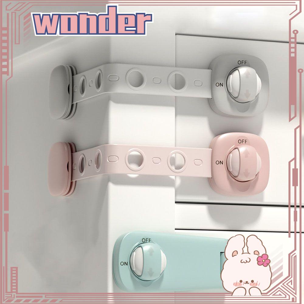 Wonder Baby Pengaman Kait Kulkas Anti Cubit Tangan Lemari Kabinet Putar Switch